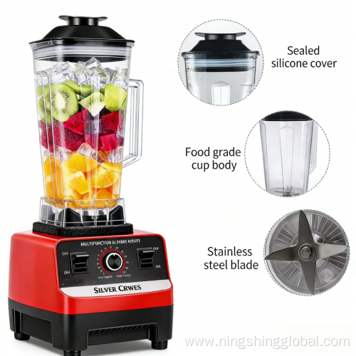 High Speed 4500W Portable Juicer Blender Mixer Grinder with OEM Support